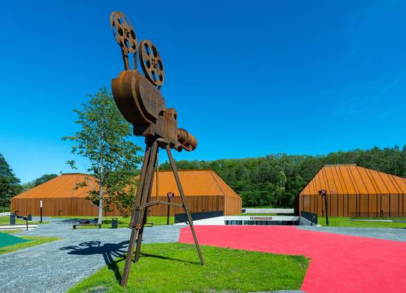 External view of the Estonian Film Museum in Tallinn, Estonia.