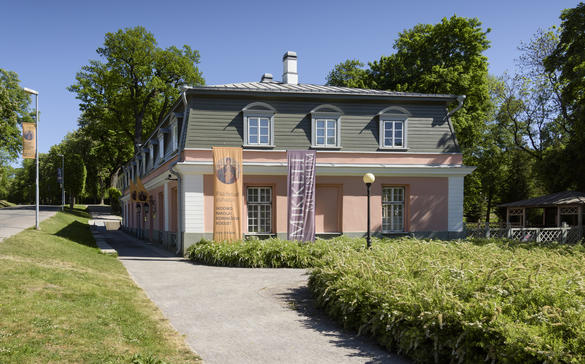 External view of the Mikkel Museum in Tallinn, Estonia.