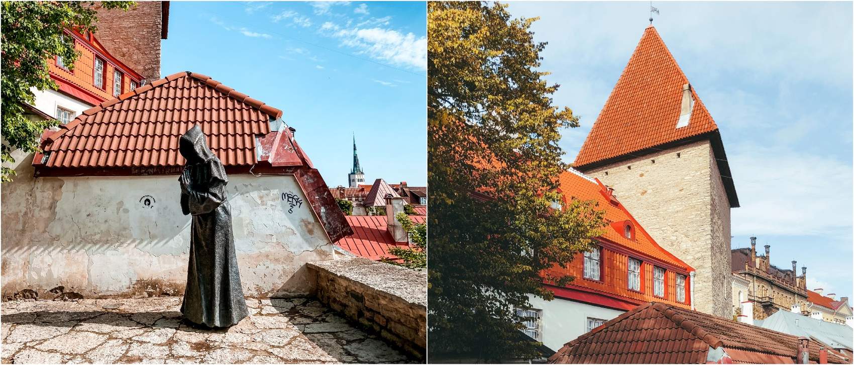 The monk of the Danish Kings Garden in the Old Town of Tallinn, Estonia Photo: Kadi-Liis Koppel