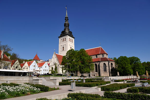 Kuva Nigulisten museosta Tallinnan vanhassakaupungissa Virossa.