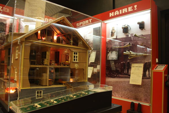 Interior view of the Estonian Firefighting Museum in the city centre of Tallinn, Estonia.