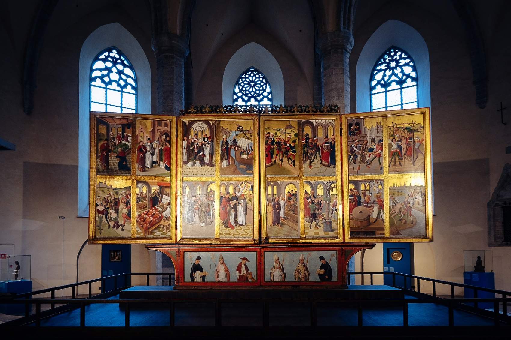 Altarpieces completed in Hermen Rode’s workshop in Niguliste Museum, Tallinn, Estonia Photo: Kadi-Liis Koppel