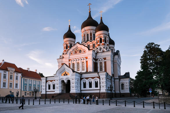 St. Alexander Nevsky Cathedral in Tallinn, Estonia