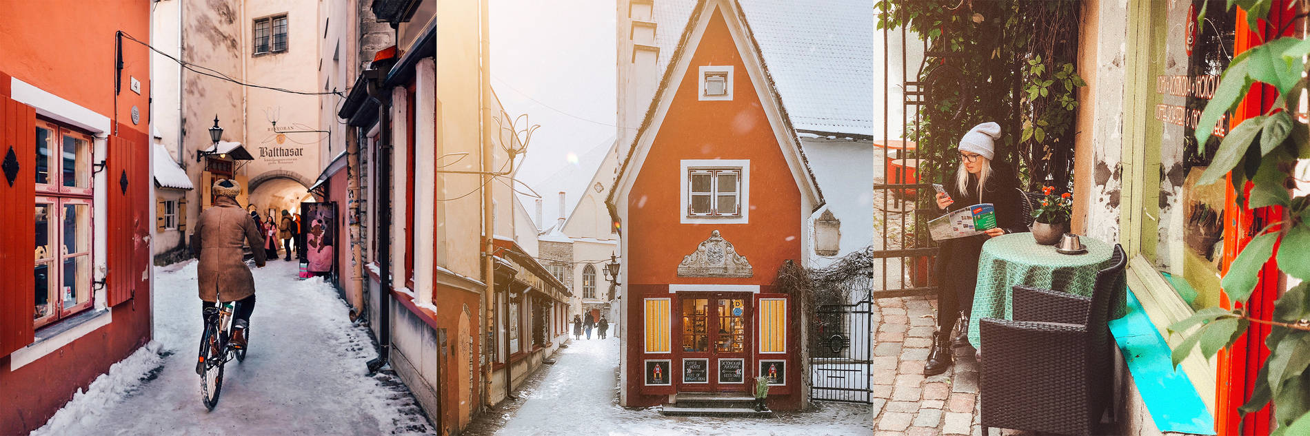 Saiakang passage in Tallinn, Estonia Photo: 