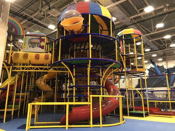 Super Skypark trampoline and playcenter