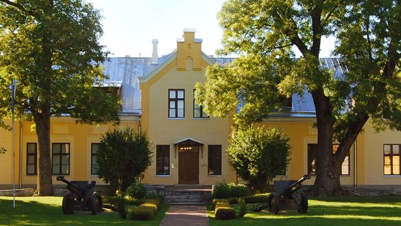 External view of The Estonian War Museum - General Laidoner Museum in Viimsi, Estonia.