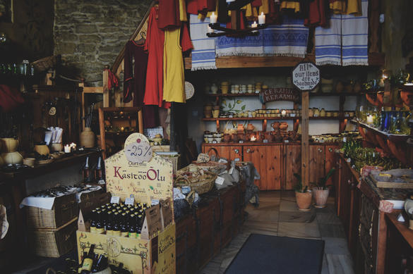 Olde Hansa Shoppe in Tallinn, Estonia