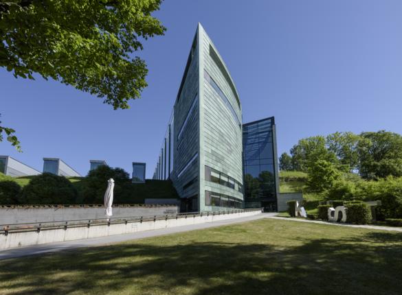 External view of the Kumu Art Museum in Tallinn, Estonia