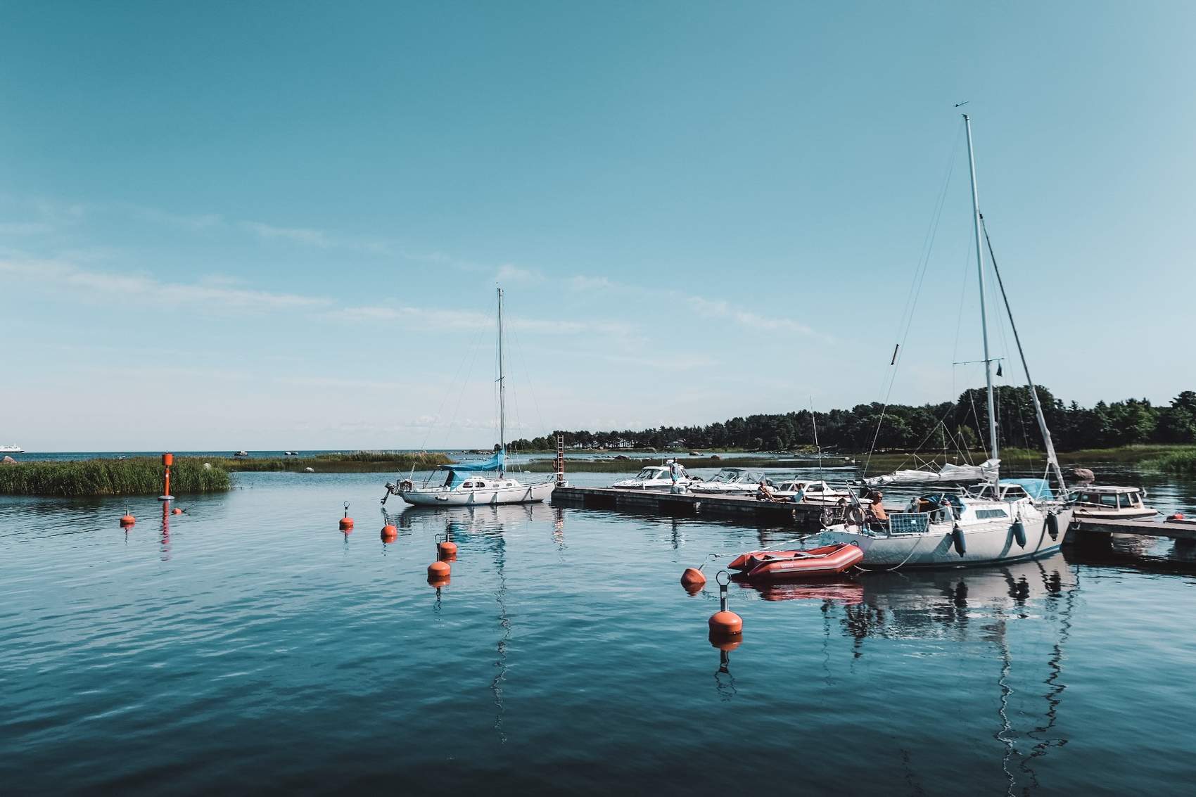 Лодки в гавани Прангли недалеко от Таллинна, Эстония Фотография: Kadi-Liis Koppel