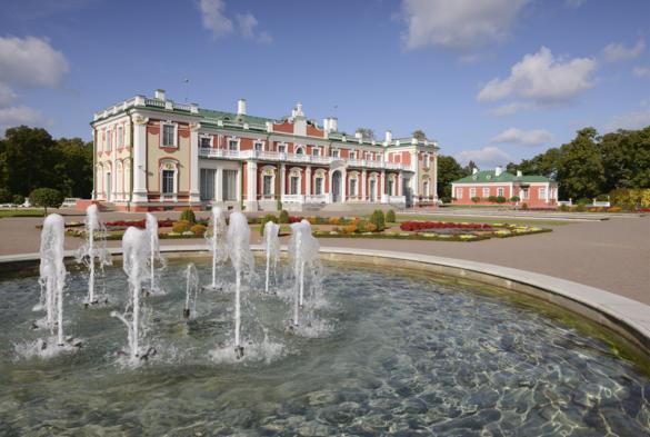 External view of the Kadriorg Palace - Kadriorg Art Museum in Tallinn, Estonia